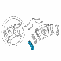 OEM 2003 BMW 540i Switch, Radio Diagram - 61-31-8-363-700