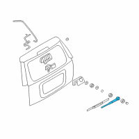 OEM 2006 Mercury Mountaineer Rear Arm Diagram - 6L2Z-17526-AA