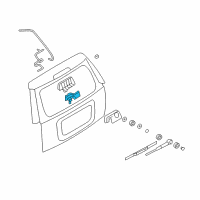 OEM 2007 Ford Explorer Rear Motor Diagram - 7L2Z-17508-AA