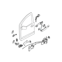 OEM 2005 Nissan Titan Rod-Key Lock, R Diagram - 80514-7S200