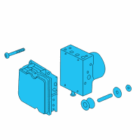 OEM Pontiac G8 Brake Pressure Modulator Valve (W/Electronic Brake & Traction Control Module) Diagram - 92203489