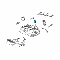 OEM BMW Repair Kit, Hvac Servomotor Diagram - 63-12-3-448-961