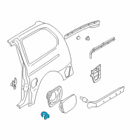 OEM 2004 Nissan Xterra Spring-Fuel Filler Diagram - 78836-1B000