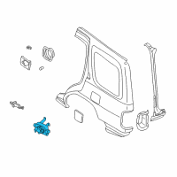 OEM 2004 Nissan Pathfinder Actuator Assy-Fuel Lid Opener Diagram - 78850-2W100