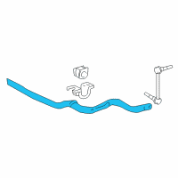 OEM Toyota Stabilizer Bar Diagram - 48811-60230