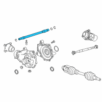 OEM 2016 Cadillac CT6 Intermed Shaft Diagram - 23269757