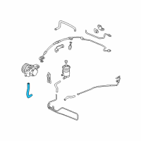 OEM 2006 Honda Accord Tube, Suction Diagram - 53731-SDA-A00