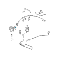OEM Acura Pump Sub-Assembly, Power Steering Diagram - 56110-RBB-E01