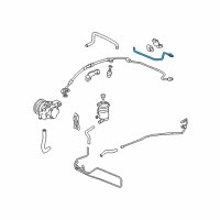 OEM 2008 Acura TSX Pipe A, Return (10MM) Diagram - 53720-SDA-A00