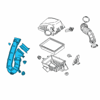 OEM 2018 Chevrolet Sonic Intake Duct Diagram - 95167525