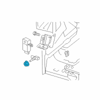 OEM 2013 Dodge Challenger Nut-Tire Pressure Sensor Diagram - 56053037AB