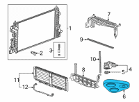 OEM Chevrolet Trailblazer Lower Bracket Diagram - 42562826