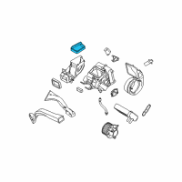 OEM 2005 Nissan Quest Seal Diagram - 27287-5Z000