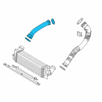 OEM 2018 BMW X5 Charge-Air Duct Diagram - 13-71-8-603-095