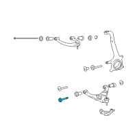 OEM 2020 Toyota 4Runner Support Arm Bolt Diagram - 90119-16005