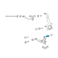 OEM Toyota Lower Control Arm Rear Bushing Diagram - 48655-60050
