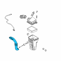 OEM 2012 Ford Fiesta Air Tube Diagram - BE8Z-9C675-A