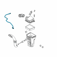 OEM 2015 Ford Fiesta Vent Hose Diagram - AE8Z-6A664-A