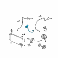 OEM 2012 Acura MDX Hose, Discharge Diagram - 80315-STX-A01