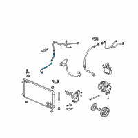 OEM 2010 Honda Pilot Pipe Cmp, B Receivr Diagram - 80342-STX-A52