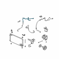 OEM 2009 Acura MDX Pipe A, Receiver Diagram - 80341-STX-A51