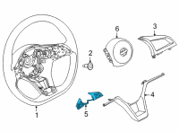 OEM Nissan Versa Switch Assy-Steering Diagram - 25550-6LA0D