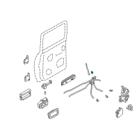 OEM 1999 Nissan Maxima Holder-Rod, L Diagram - 80533-01R00