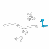 OEM 2011 Lexus IS250 Link Assy, Front Stabilizer, RH Diagram - 48820-30090