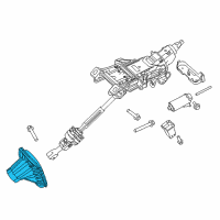 OEM Ford Edge Coupling Shield Diagram - DG9Z-3D677-A