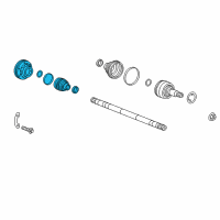 OEM Chevrolet Camaro Inner Joint Assembly Diagram - 84138240