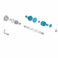 OEM 2022 Chevrolet Camaro Outer Joint Assembly Diagram - 84138232