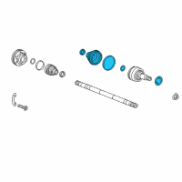 OEM 2019 Chevrolet Camaro Outer Boot Diagram - 84138229