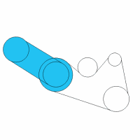 OEM 2005 Nissan Maxima Alternator Belt Diagram - 11950-8J100