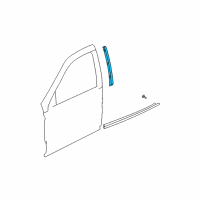 OEM 2001 Saturn L100 Applique Diagram - 24427133