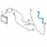 OEM BMW X4 HOSE, RADIATOR Diagram - 17-12-8-053-462