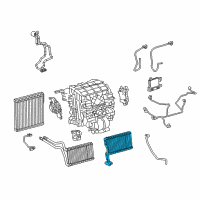 OEM 2022 Toyota Prius Prime Condenser Diagram - 88490-47010