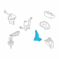 OEM 2005 Pontiac Bonneville Bracket-Trans Mount Diagram - 25740664