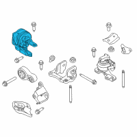 OEM 2011 Lincoln MKX Front Mount Diagram - 7A1Z-6038-AA