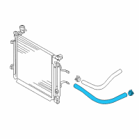 OEM Kia Hose Assembly-Oil COOLIN Diagram - 25425C1100