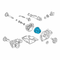 OEM Chevrolet S10 Blazer Front Differential Case Diagram - 19256751
