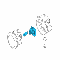 OEM Pontiac Vibe Headlight Bulbs Diagram - 01999366