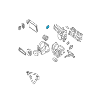 OEM 2015 Infiniti QX70 Air Mix Actuator Assembly Diagram - 27732-8H300