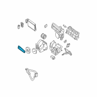 OEM Nissan Sentra Seal Diagram - 28714-ET00A