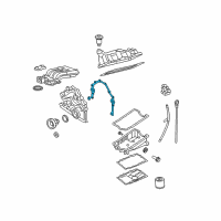 OEM Mercury Front Cover Gasket Diagram - 1L2Z-6020-AA