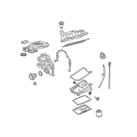 OEM 2009 Mercury Mountaineer Oil Level Sensor Diagram - F3LY-6C624-A
