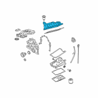 OEM 2004 Ford Explorer Valve Cover Diagram - 4L5Z-6582-JA