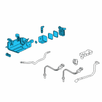 OEM 2008 Saturn Vue Vapor Canister Diagram - 25775103