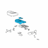 OEM 2011 Buick Lucerne Pad Asm-Driver Seat Cushion Diagram - 15268886