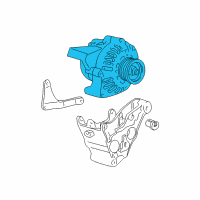 OEM Oldsmobile Bravada GENERATOR(Remanufacture) Diagram - 10463632