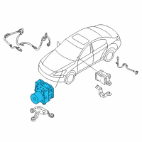 OEM Kia K900 Abs Control Unit Diagram - 589203T850